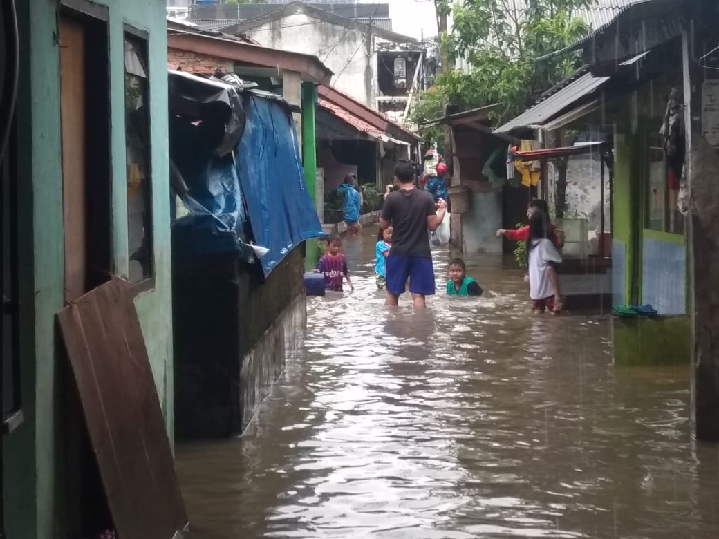 Kampung Duri RW 14 Jakbar Kembali Terendam Banjir