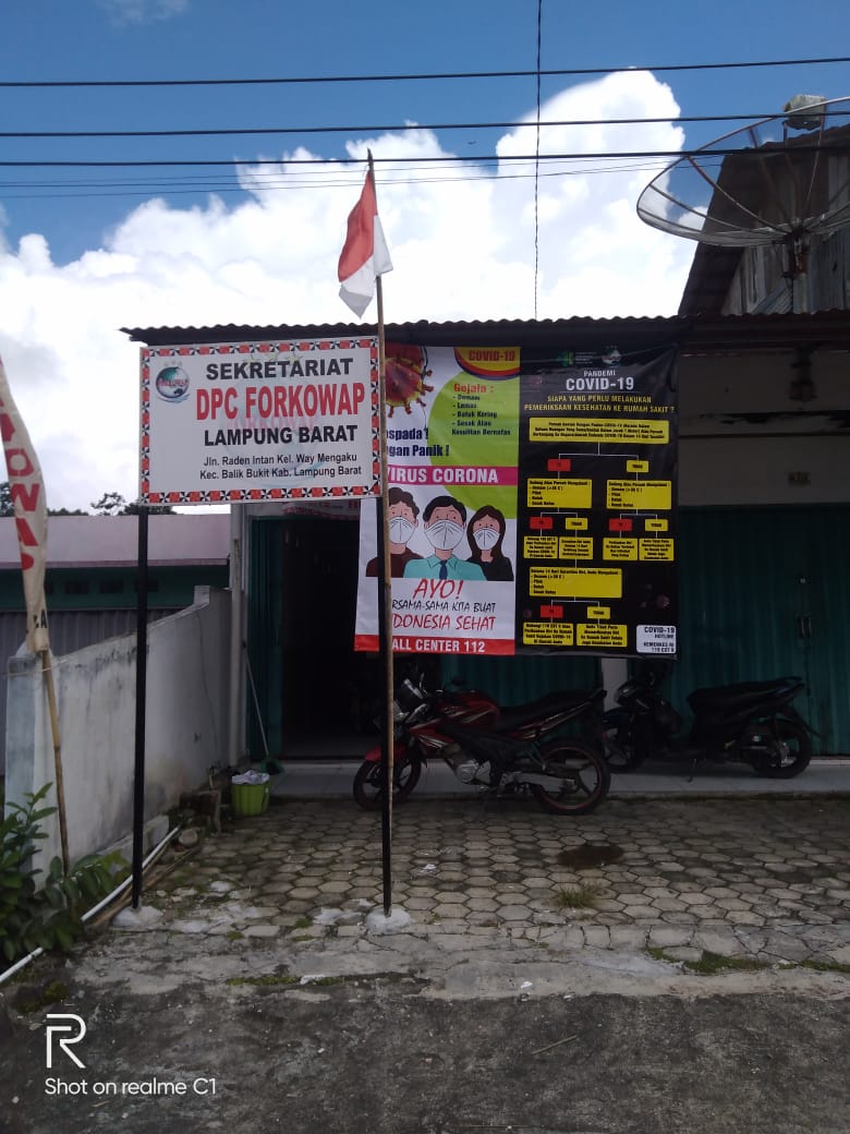 Ketua DPC Forkowap Lambar Soroti Dana Covid- 19 Kabupaten Lampung Barat