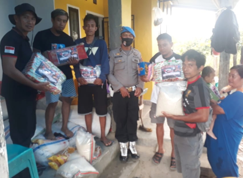 Perwira SIP Angkatan 47 Salurkan Paket Sembako untuk Korban Banjir Bandang di Kab Luwu Utara