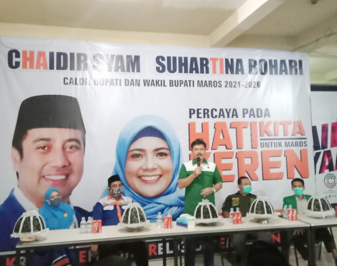 Bacalon Bupati dan Wakil Bupati  Maros 2020 Chaidir Syam – Hj.Suhartina Bohari Resmi Diusung PPP