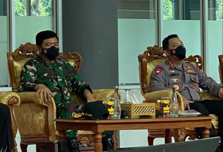 Cegah Covid-19 di Bangkalan Madura,  Kapolri dan Panglima TNI Gandeng Tokoh Agama 
