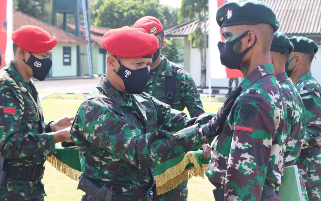 Pembentukan Raider TNI AD Gelombang 1 Resmi Ditutup Danpusdiklatpassus