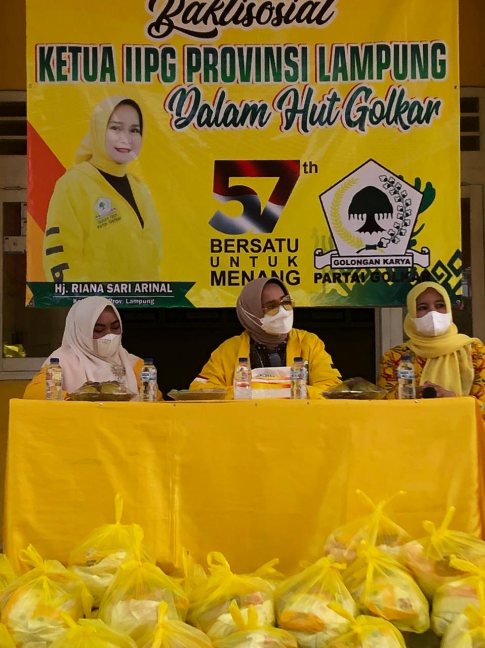 Ketua IIPG Provinsi Lampung Riana Sari Arinal Kunjungan ke DPD II Partai Golkar