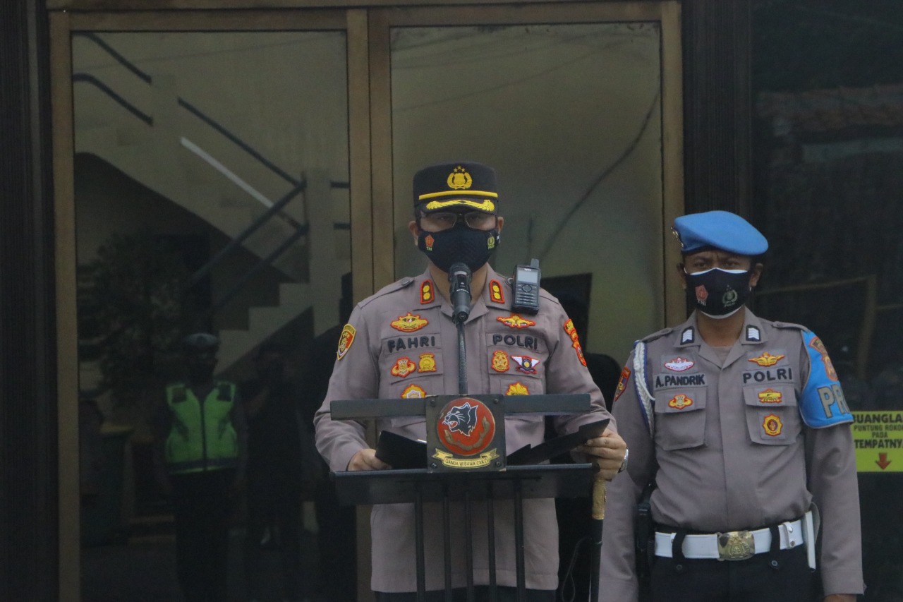 Kapolres Cirebon Kota, Pimpin Apel Pagi Apresiasi Kinerja Anggota
