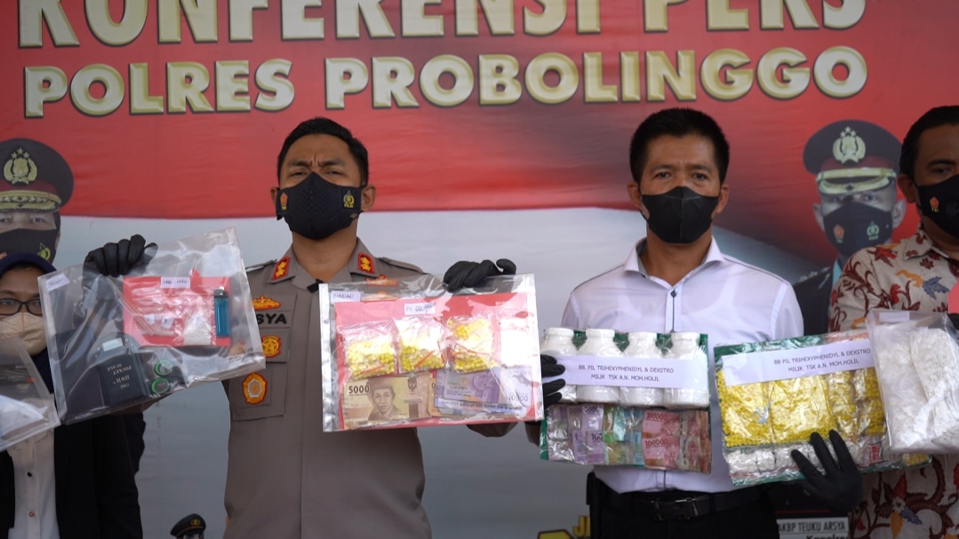 Polres Probolinggo Berhasil Amankan 23 Tersangka Kasus Narkoba Kurun Waktu 2 Bulan