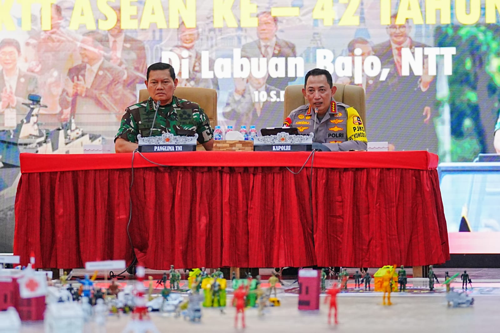 Sinergitas TNI-Polri Kunci Sukses Keamanan KTT ASEAN Disepakati Kapolri dan Panglima 