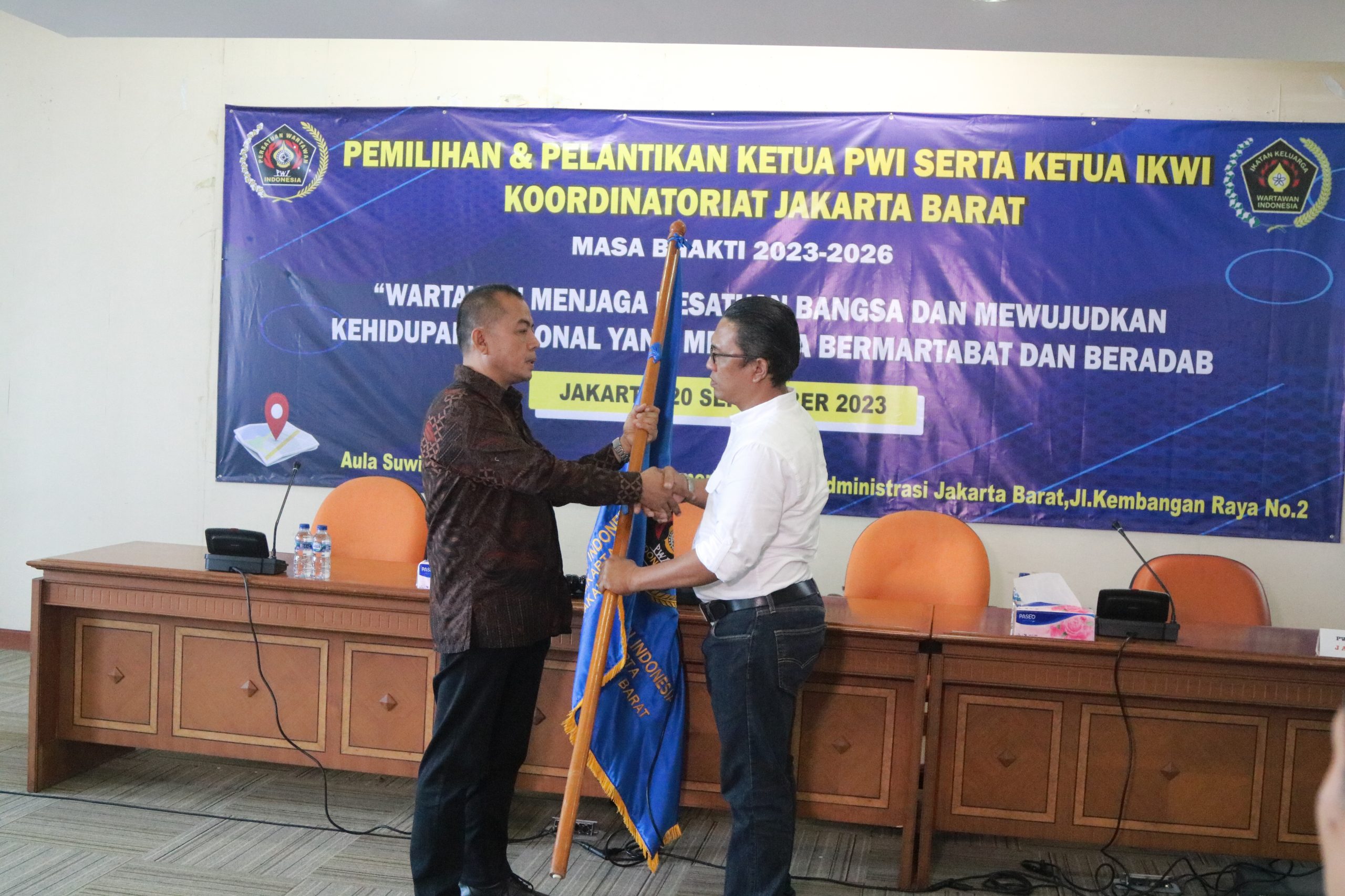 Kornelius Naibaho Terpilih Kembali Sebagai Ketua Koordinatoriat PWI Jakarta Barat Periode 2020-2023 